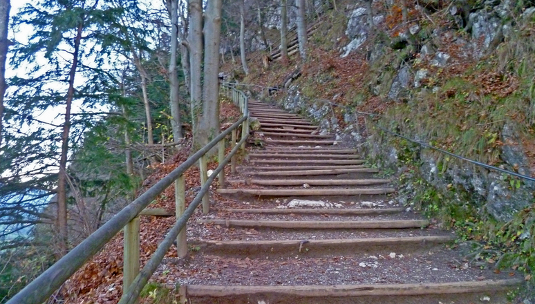 Kaisertalaufstieg Treppen