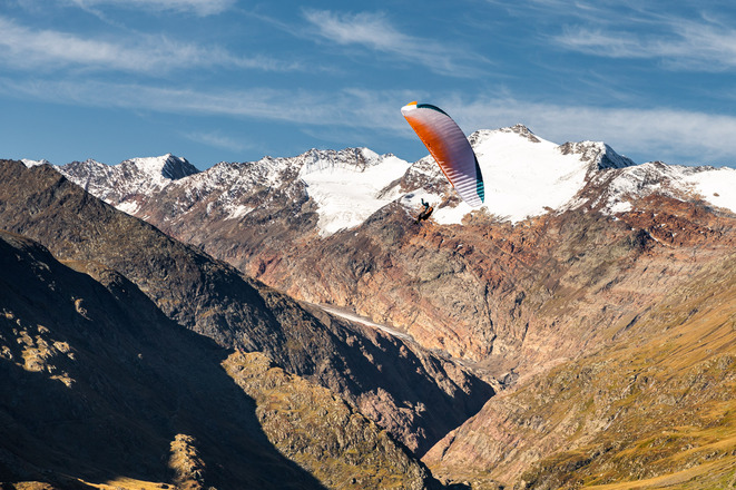 Flug mit Panorama