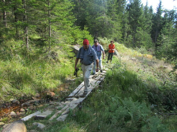 Wandern entlang des Sonnenweges...