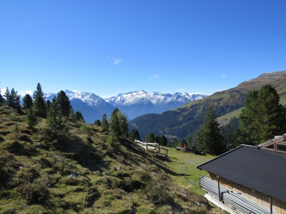 Unser 1. Ziel die Montlangeralm