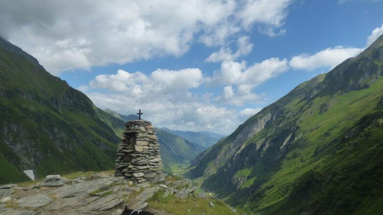 das Stoamandl - traumhafter Blick ins Hollersbachtal