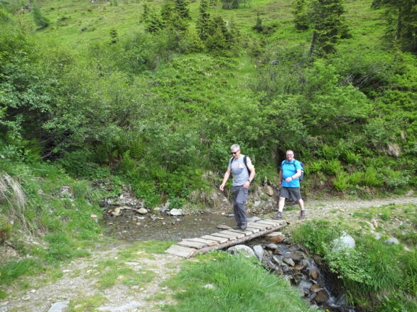 Weg Richtung Mittelstation
