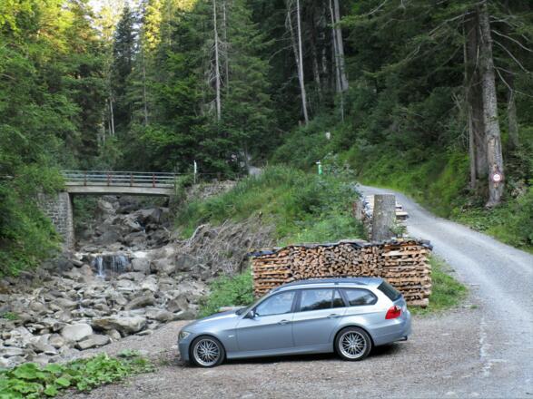 Hier zweigen sie links ab Richtung Garnitzatal