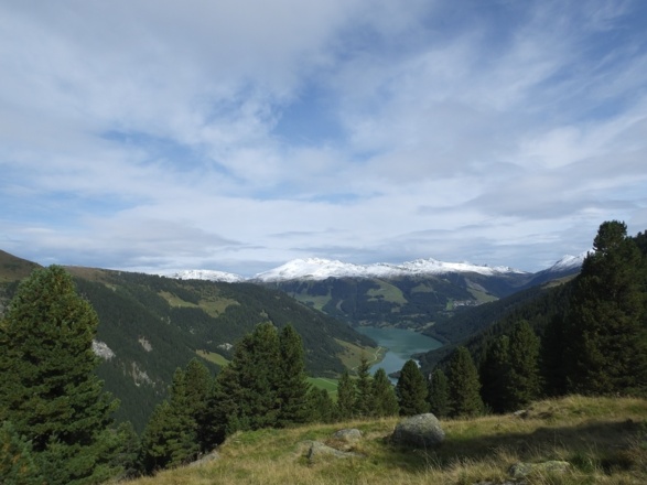 Die Aussicht auf den Durlassbodenstausee