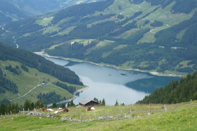 Blick zum Durlassbodenstausee