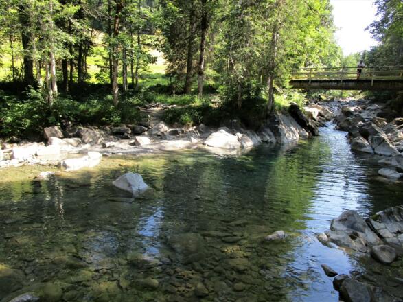 Traumhafter Badeplatz für heiße Tage mit Grillstelle beim Leuesteg über die Frutz