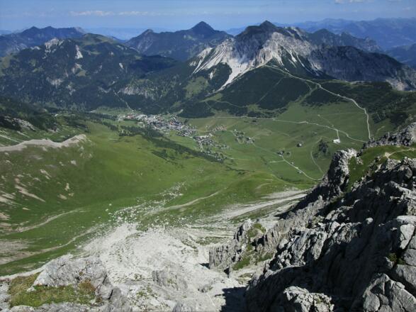 Blick auf das Hochtal von Malbun (FL)
