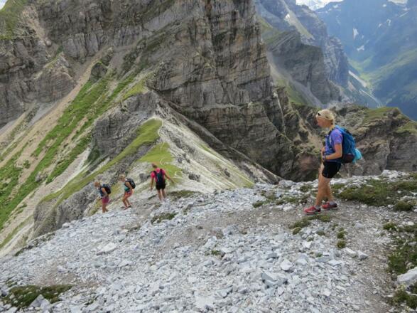 Am Kamm zwischen Wasenwand und Kesselpitze