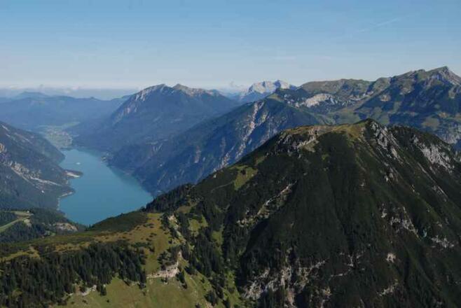 Stanserjoch mit Blick auf den Achensee