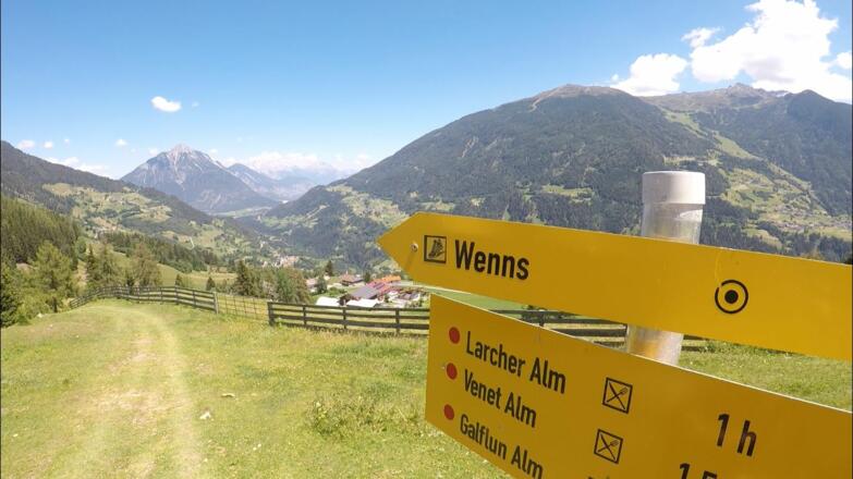 Wegweiser nach Wenns