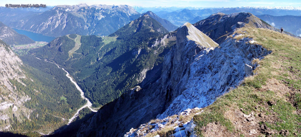 Rappenspitze mit Blick nach Pertisau