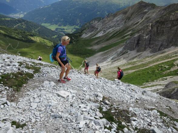 Am Kamm zwischen Wasenwand und Kesselpitze