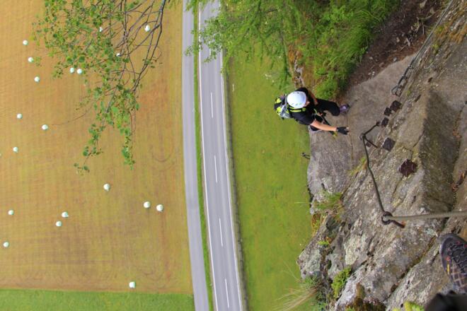 kurz oberhalb der steilen Einstiegs Passage