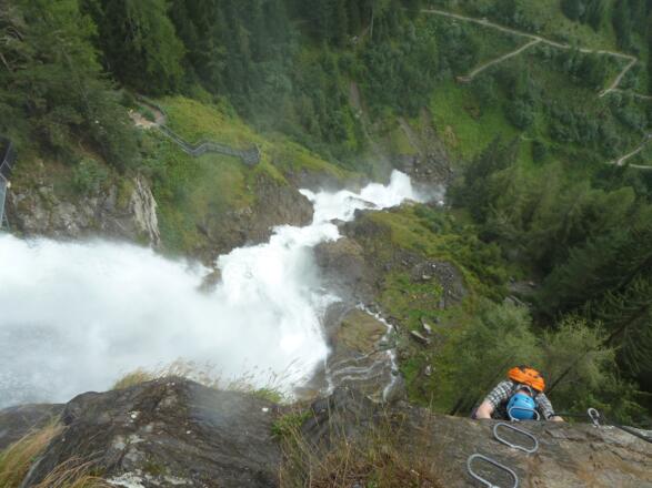 die letzten Meter vor dem Ausstieg 
