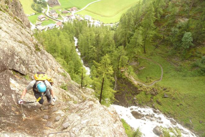 kurz vor der Schlüsselstelle