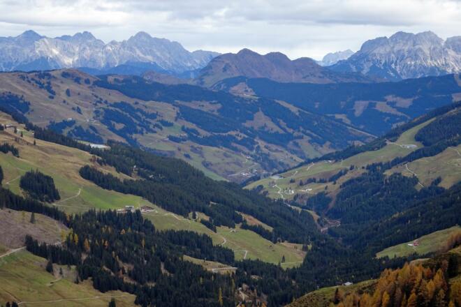 Blick Richtung Hinterglemm