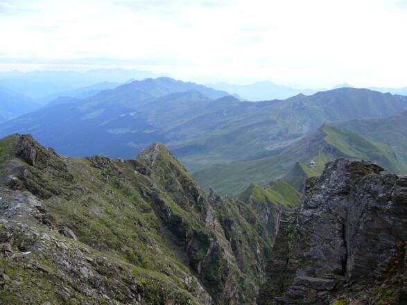 Blick auf den Grat