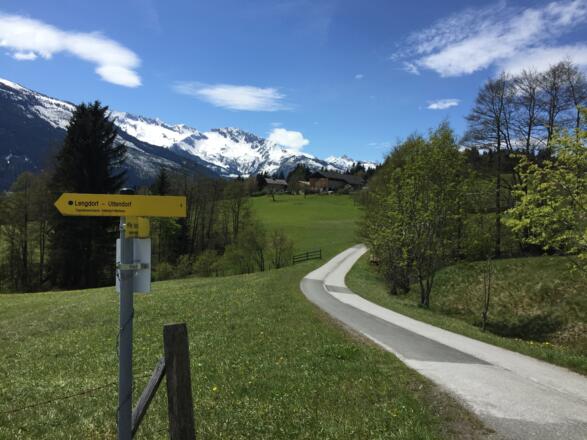 Abzweigung Richtung Lengdorf