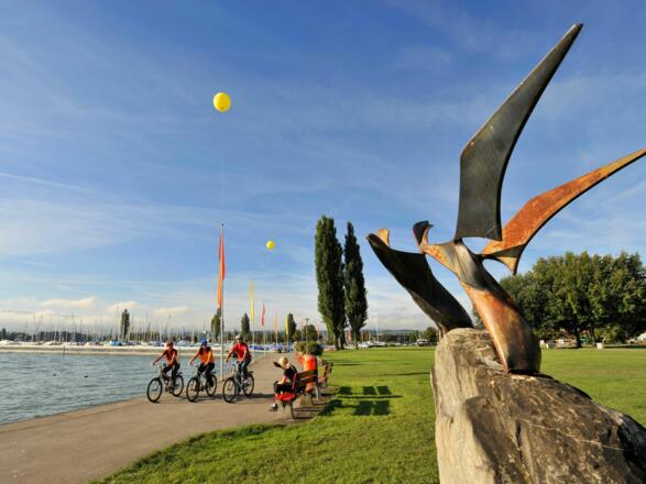 Auf dem Radweg in Arbon