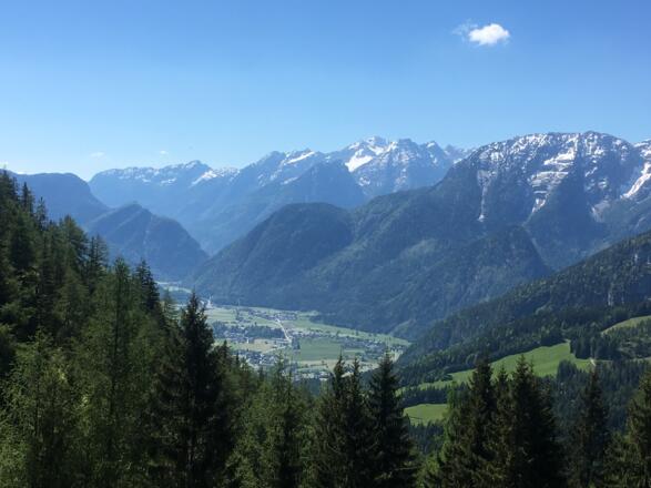 Blick Richtung Lofer und St. Martin