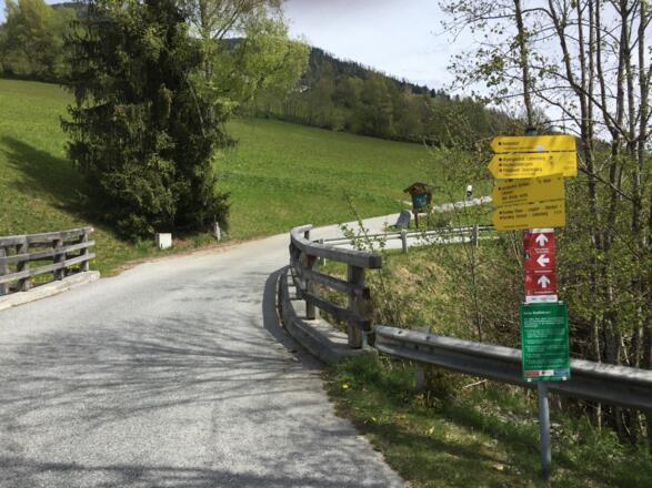 Abzweigung Hoferbrücke