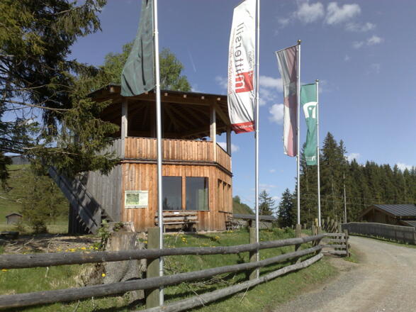 Aussichtsturm am Hochmoor vom Paß Thurn