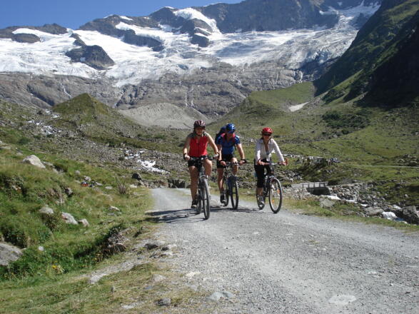 Am Talschluß vom Krimmler Achental bei der Materialseilbahn 