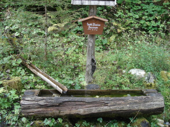 Sankt Blasius Brunnen im Mühlbachtal