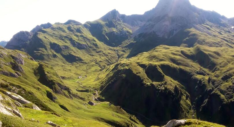 Blick zur Ravensburger Hütte