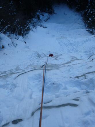 In der 2. Seillänge