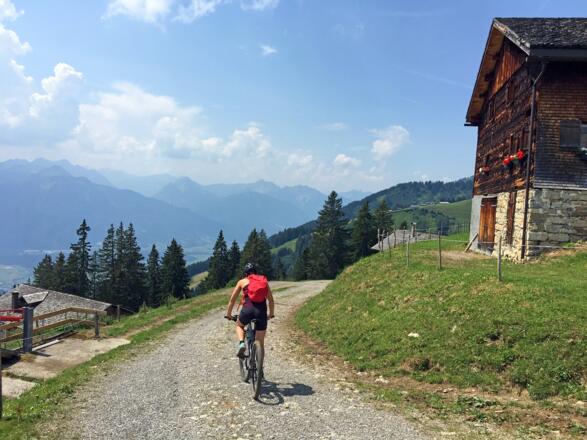 Bei der Plansott Alpe auf dem Rückweg nach St. Gerold