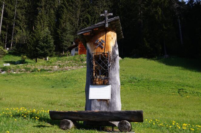 Denkmal der hl. Barbara im Roferweg