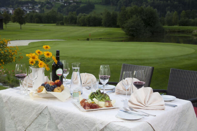 Einkehr am Golfplatz in Mittersill