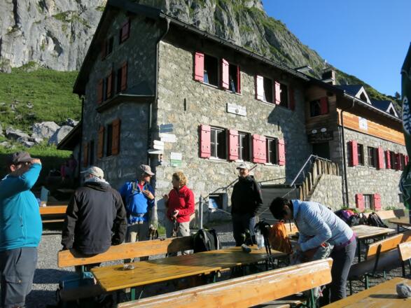 Start an der Ravensburger Hütte