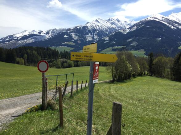 Abzweigung Richtung Lengdorf