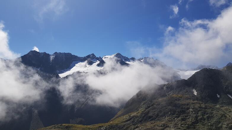 Blick zur Ruderhofspitze