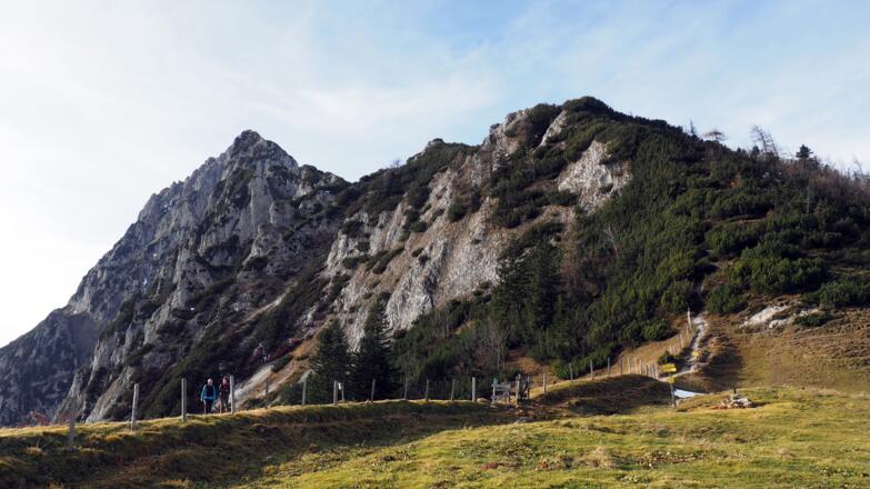 Arlingsattel 1425m mit NO-Grat