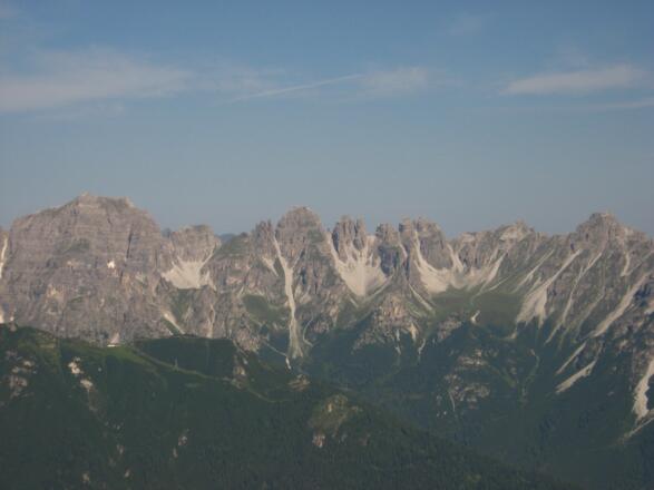 Die Kalkkögel in den Stubaier Alpen.