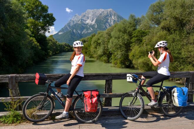 Erinnerungsfotos im Nationalpark Gesäuse