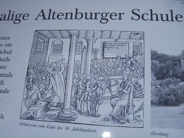 Schulszene in Altenburg