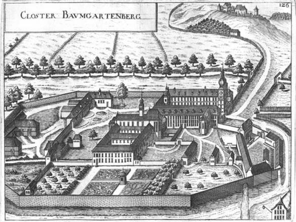 Baumgartenberg - Stich von Vischer