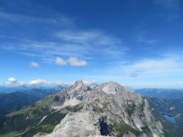Tag 2: Auf dem Oberen Hochkesseleck, 2283 m, Blick zum Gosaukamm