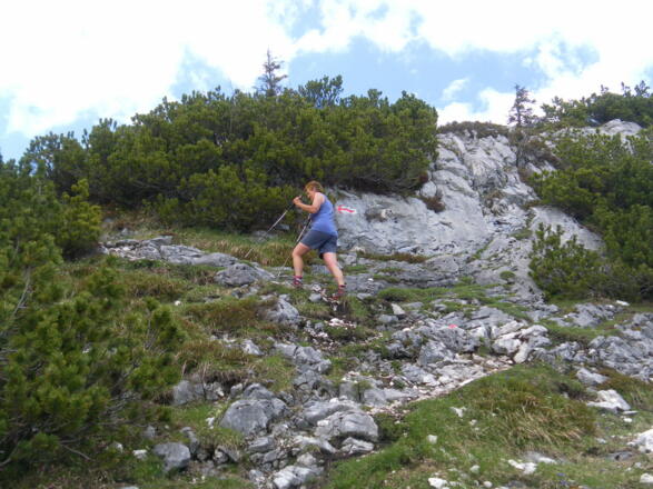 unter dem Gipfelfels