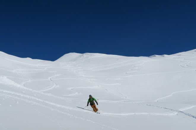 Der zweite Abschnitt zum Stierlochjoch