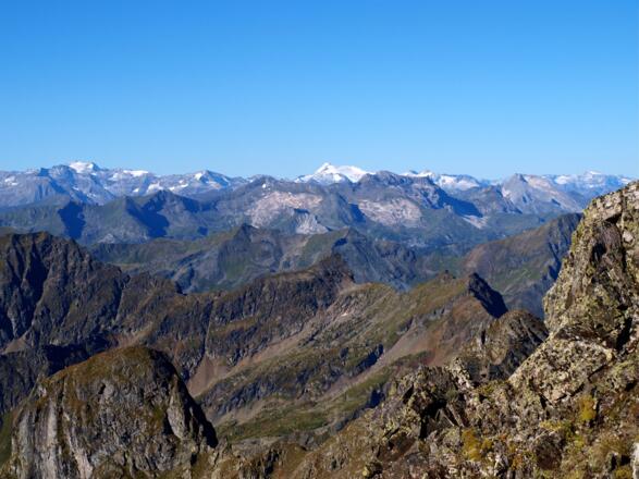Hohe Tauern vom SO-Grat der  Vetternspitze