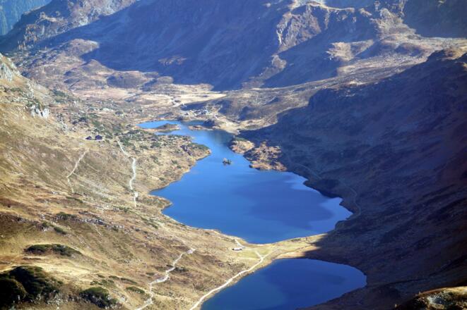 Giglachseen vom Anstieg Lungauer Kalkspitze