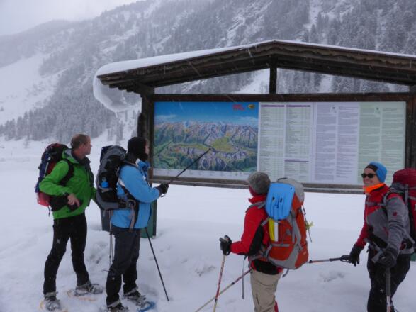Wgetafel am Ende vom Lüsenstal