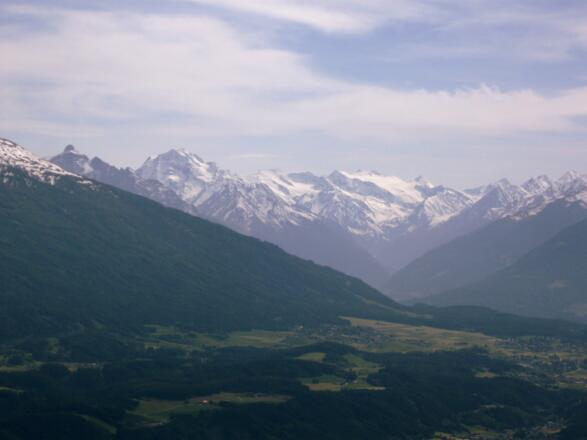 Serles, Habicht, Zuckerhütl und Wilder Pfaff - Das Panorama sucht seinesgleichen.