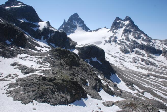 Vom Plattenjoch vorbei an Westl. Kromerspitze zu den Seehörnern
