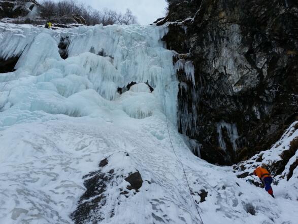der rechte Bereich des Gasthausfalles